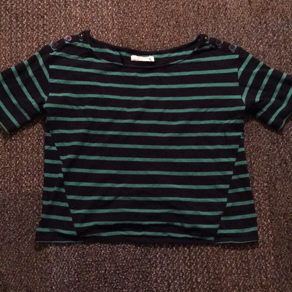 Stripped Crop Top